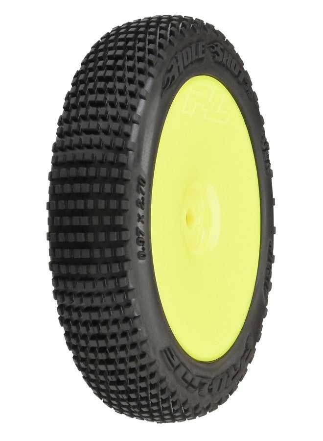 برو لاين إطارات Pro-Line Racing Hole Shot 3.0 لسيارات الباجي، وعجلات MTD Velocity الصفراء لسيارات Arrma Typhon Grom PRO1031712 - Image 1